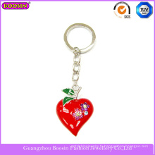 2015 Fashion Customized Promotion Rouge Apple Metal Gift Keychain (15415)